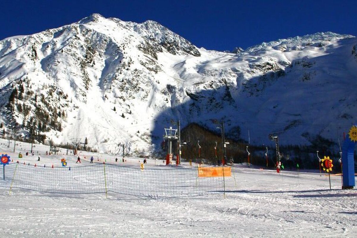 beginner ski area in chamonix