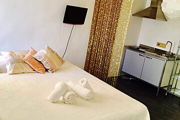 Formentera Chic Aparthotel, Formentera double bedroom