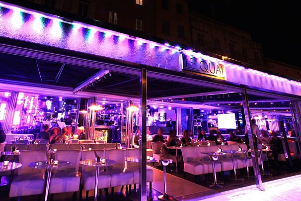Le Quai Restaurant, Saint Tropez exterior