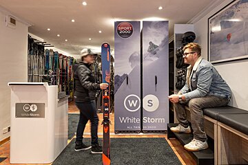 White Storm Ski Hire, Meribel - Centre shop interior