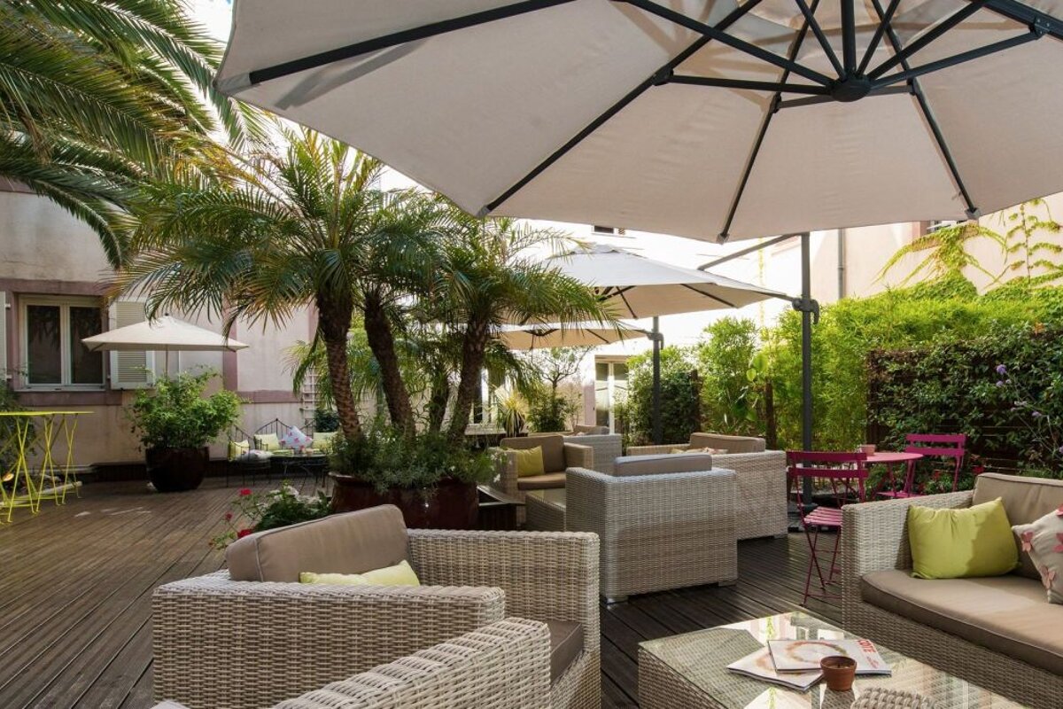 Beau Rivage Hotel, Nice terrace