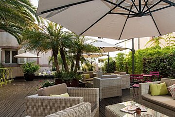 Beau Rivage Hotel, Nice terrace