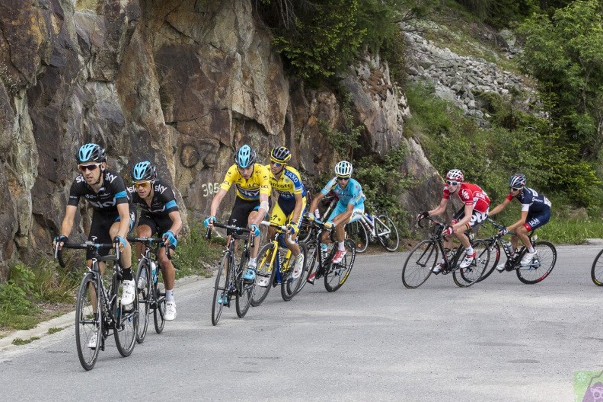 Road biking in near Chamonix Valley