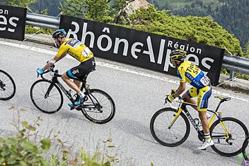 Road biking in near Chamonix Valley