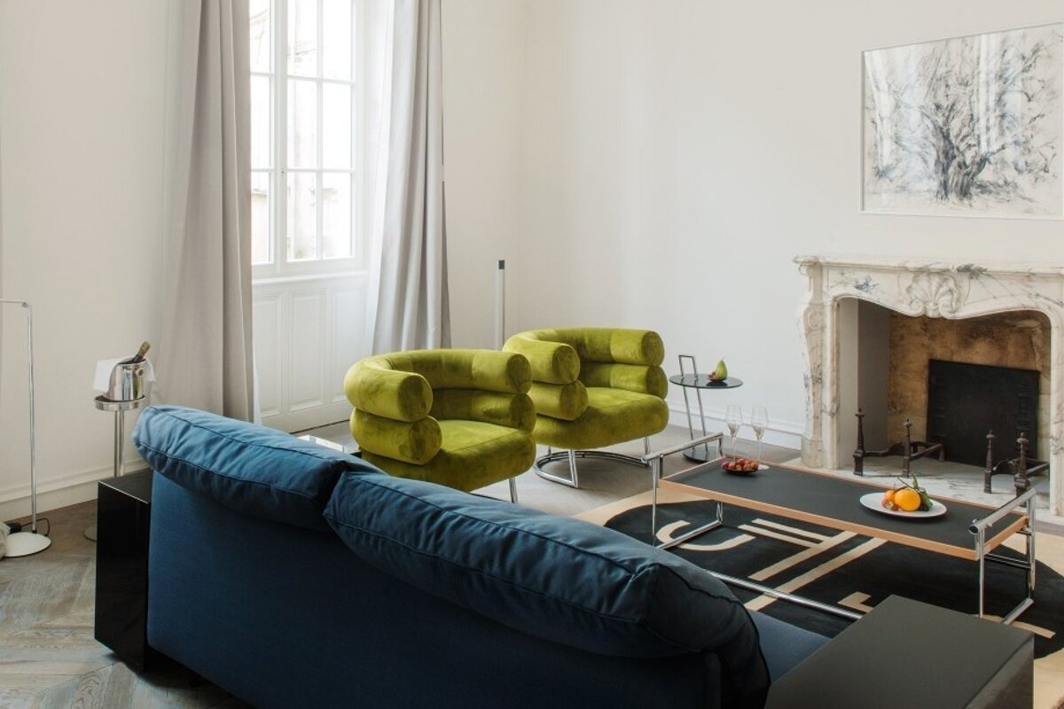 Design Hotel D'Almeran, Saint Remy de Provence lounge room 