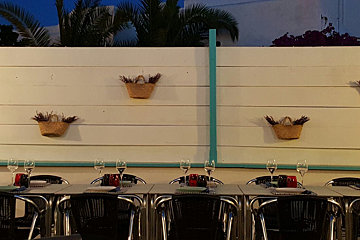 La Mariterranea Restaurant, Formentera restaurant terrasse