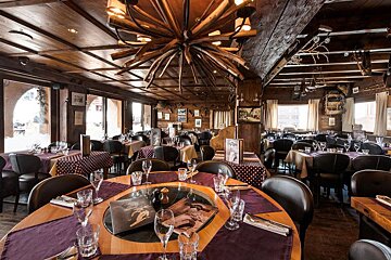 Le Matafan Restaurant, Belle Plagne interior