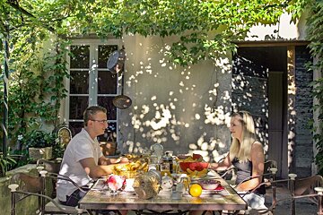 Les Carmes, Isle sur la Sorgue garden