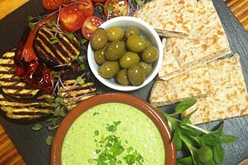 Santosha Eco-Cafe, Palma de Mallorca food