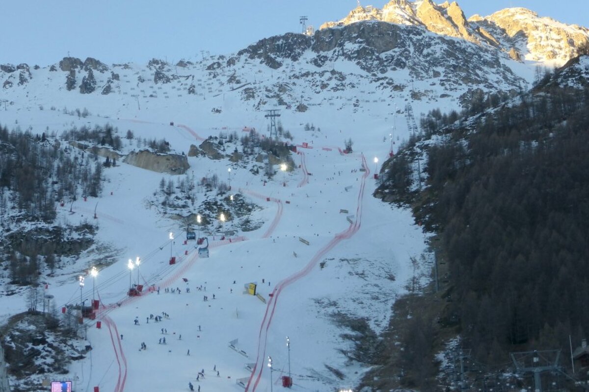 a piste in tignes