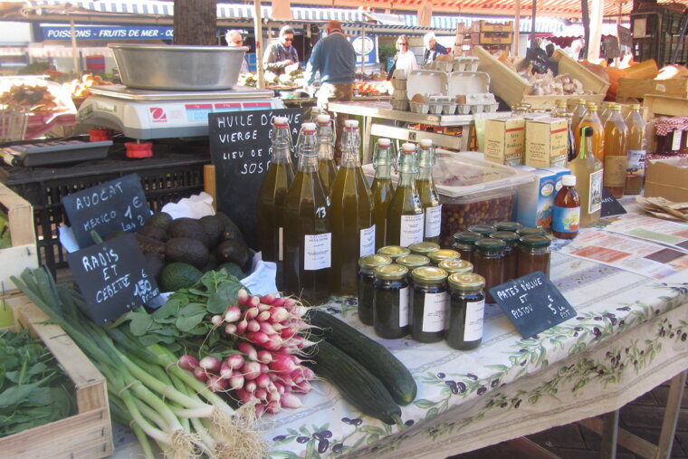 Locally produced olive oils & pistou