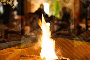 Dinner in a Mongolian Yurt, Les Arcs 1950