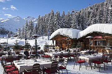 Le Chalet des Pierres Restaurant, Courchevel Valley exterior