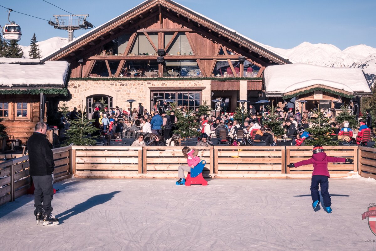 Le Chalet des Pierres Restaurant, Courchevel Valley exterior