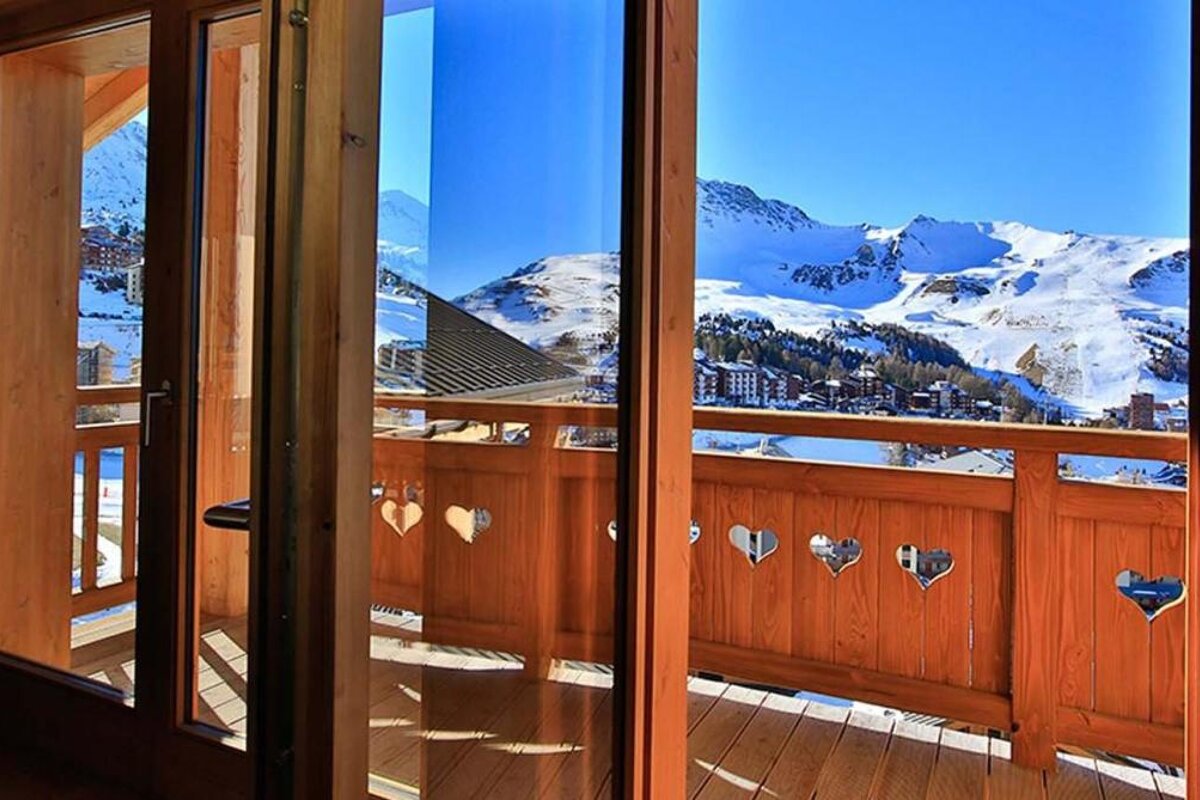 Campanula Chalet, Plagne Soleil / Village balcony