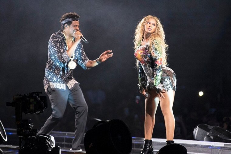 Guest start at Beyonce & Jay Z Nice concert