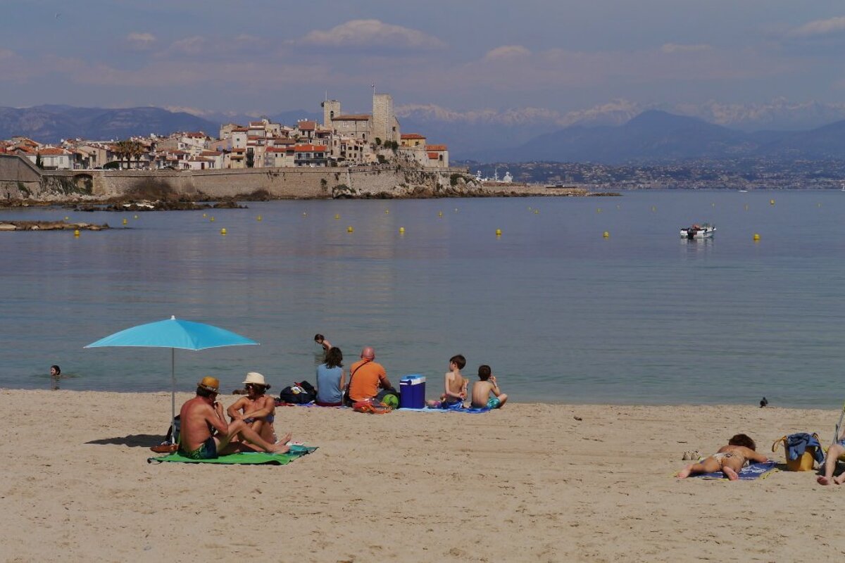 Plage du Ponteil Beach, Antibes