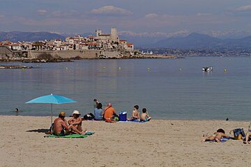 Plage du Ponteil Beach, Antibes