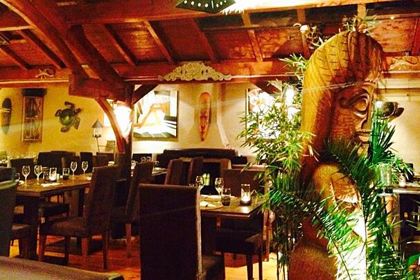 La Cabane Restaurant, Lacanau interior