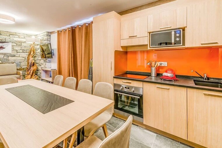 Residence Cap Neige - No.20 Apartment, Tignes - Le Lac / Lavachet kitchen