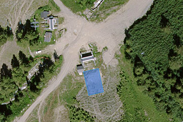 La Plagne ski lift starts to take shape