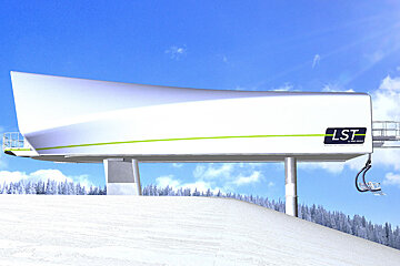an artists impression of a new ski lift