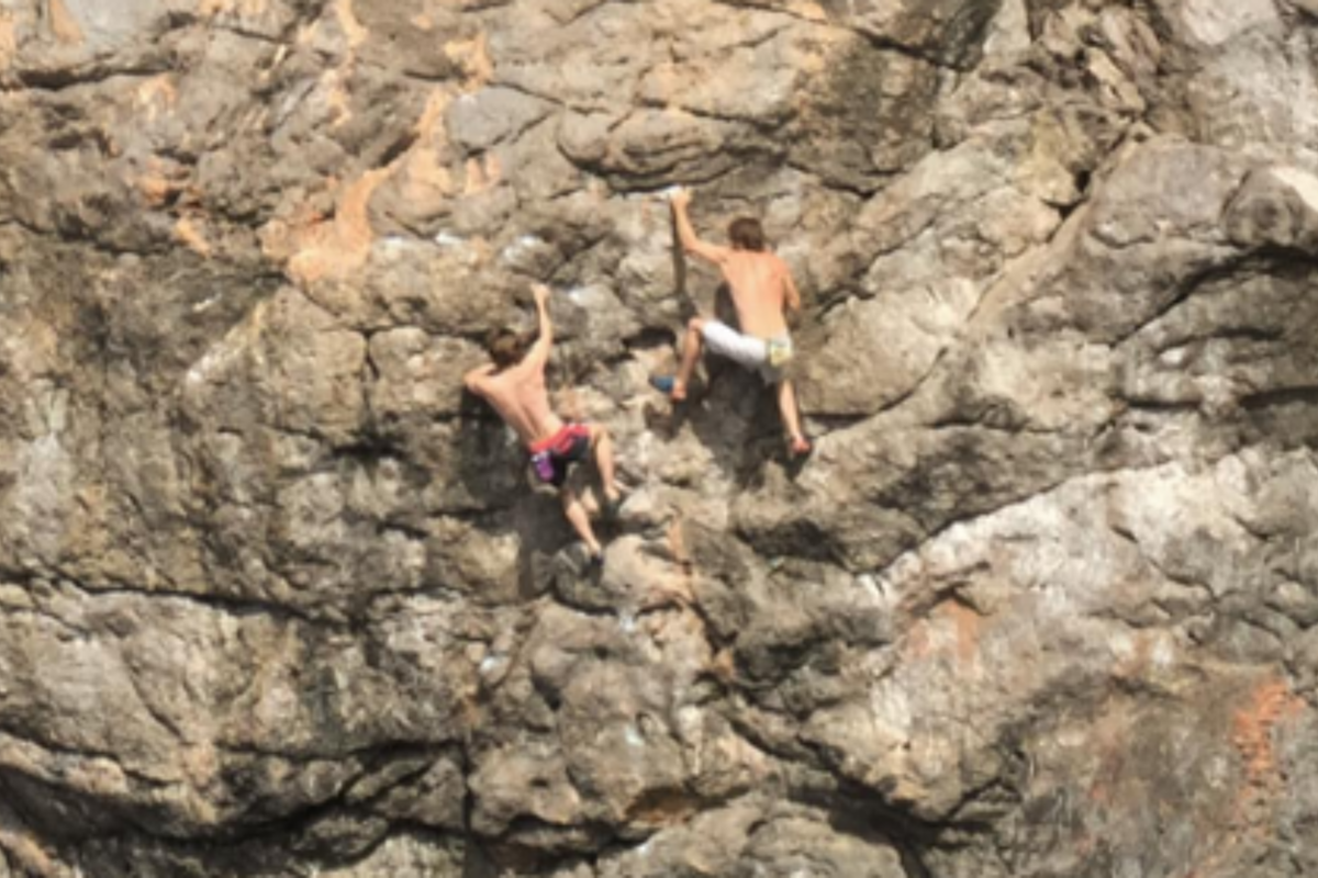 Mallorca, deep water solo climbers dream