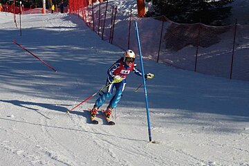 Cara Brown & Billy Major - Top Brits in the Scottish FIS Slaloms in Chamonix