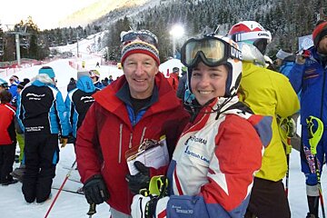 Cara Brown & Billy Major - Top Brits in the Scottish FIS Slaloms in Chamonix