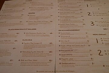 the menu at eqvita restaurant in monaco