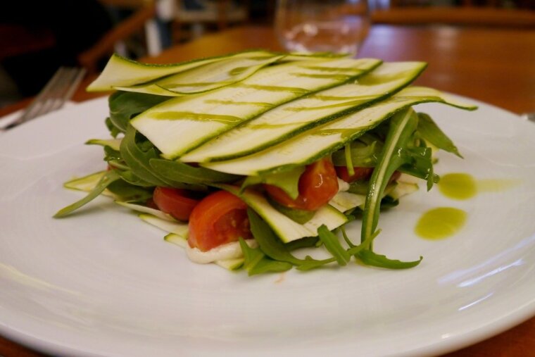 the raw lasagne at eqvita restaurant in monaco