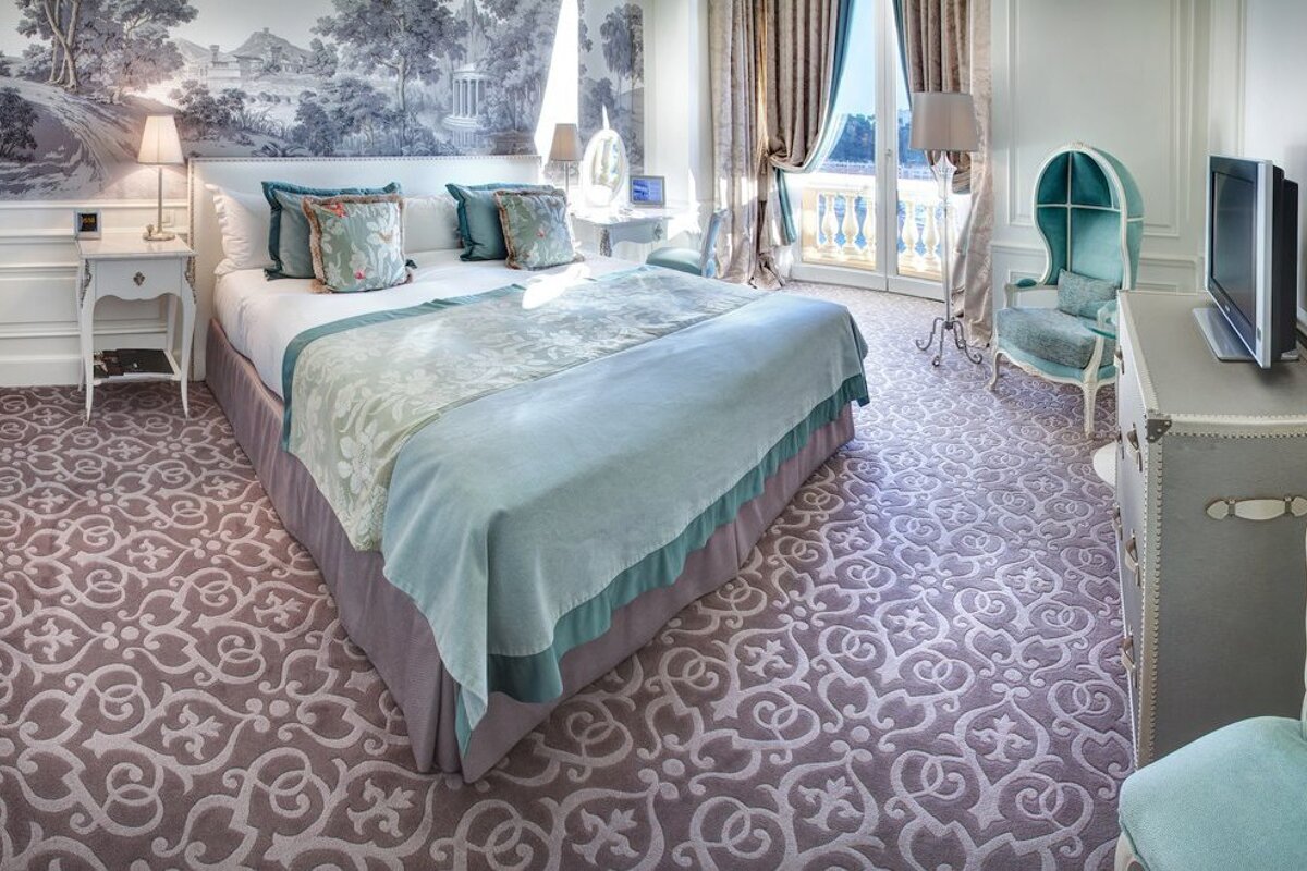 Hermitage Hotel, Monaco double bedroom