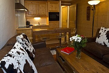 L'Aiglon 22 Apartment, Val d'Isere - Centre living-room