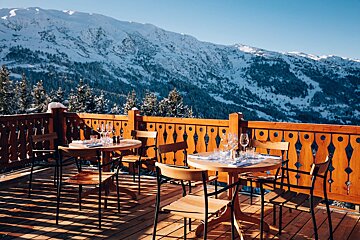 Le Coucou Hotel, Meribel - Belvedere terrace