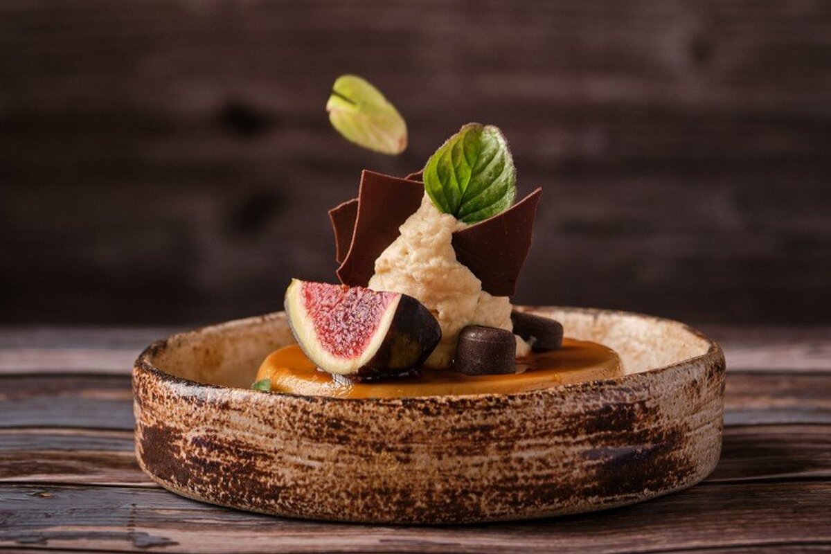 Dessert dish at Le Vieja