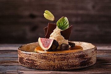 Dessert dish at Le Vieja