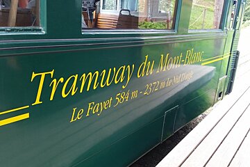 scenic trains in Chamonix