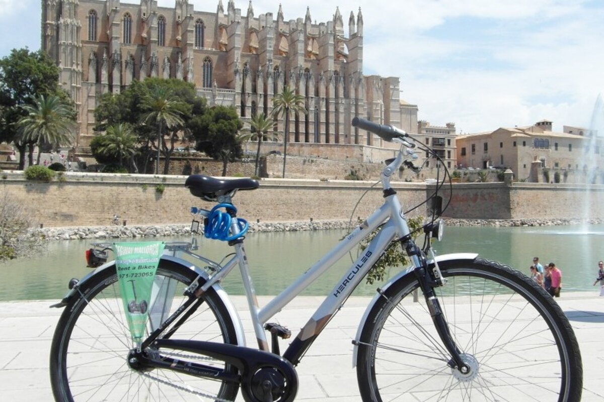 a town bike in Palma de Mallorca