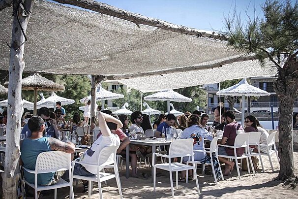 Mar y Paz Beach Club, Ca'n Picafort terrace