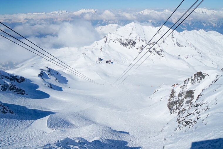 Mid-winter conditions in Verbier