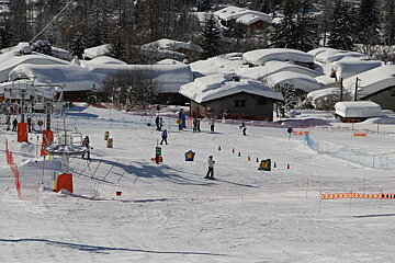 beginner ski area in chamonix