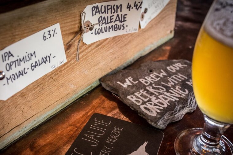 Bec Jaune Brewery, Morzine drinks