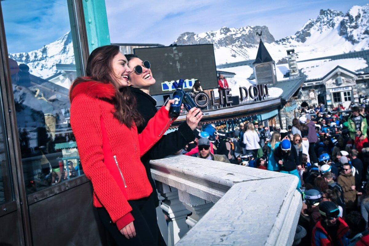 La Folie Douce, Val d'Isere drinks