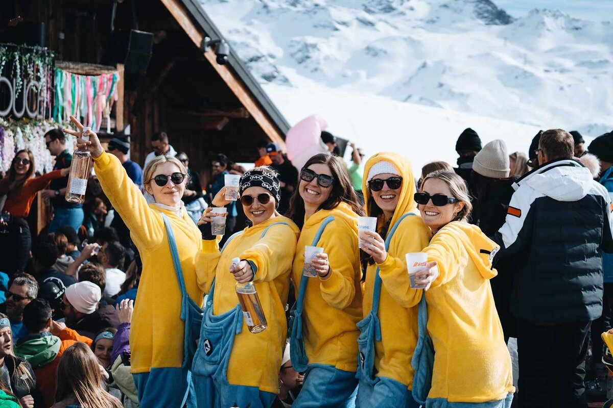 La Folie Douce, Val Thorens terrace