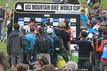 josh bryceland in the finish zone