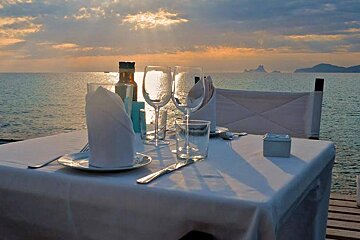 Es Moli de Sal Restaurant, Formentera restaurant terrasse
