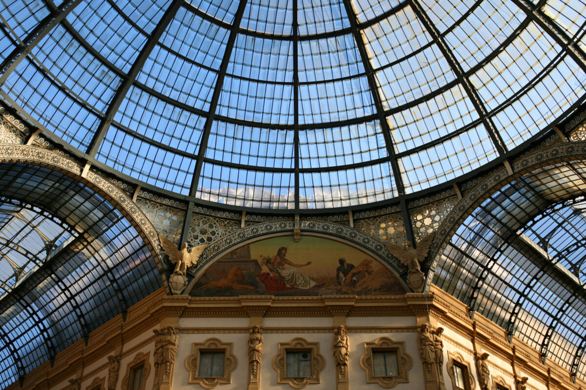 The gallery's dome
