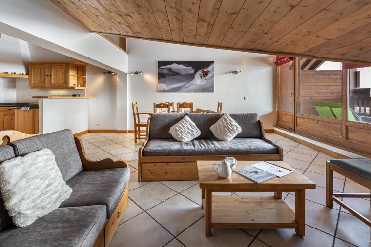 Les Suites du Val Claret - No.7 Apartment, Tignes - Val Claret living-room