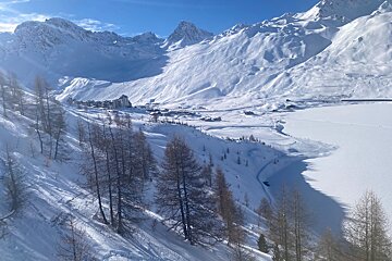 A snowy Tignes January 2024