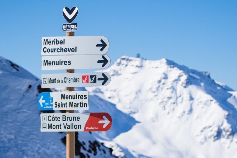 Beautiful snow conditions remain in Méribel